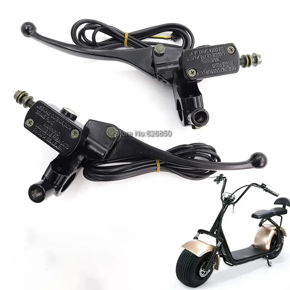 Pompa freno Maniglia sinistra e destra Freno per scooter elettrico Cycoco Cavo segnale freno anteriore e posteriore Leva freno E-Bike 18 Pompa freno Maniglia sinistra e destra Freno per scooter elettrico Cycoco Cavo segnale freno anteriore e posteriore Leva freno E-Bike 18