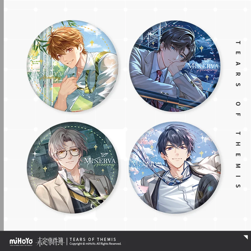 

Официальный Merch miHoYo от Tears of Themis, оригинальный значок для подростков из серии You, жестяной значок в подарок