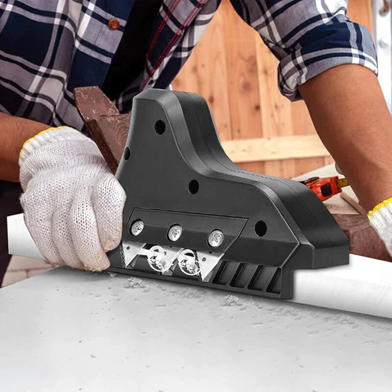 Quick Edge Trimming Chamfer Plastic Plasterboard Gypsum Board Drywall Edge Fixture Router Bit Sets Planning Tool Wood Plane