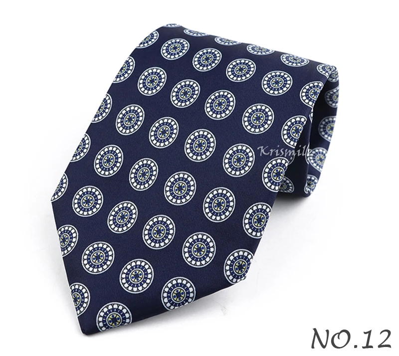 Luxus 9CM Männer Krawatte Slik Polyester Weiche Neuheit Krawatte Schöne Muster Rot Blau Krawatte Für Männer Hemd Anzug krawatte Zubehör – Detail 14