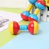 Bird  Colorful Plastics Interactive Dual Balls Parrot Toy for African Greys Cockatoo Small Medium Parrots Y5GB 6
