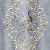 Luxurious Blue Jacquard Curtains for Living Room Bedroom Villa Thickened Blackout High Quality Customizable Curtains Tulle Decor 3