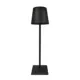 Wireless USB Rechargeable LED Desk Lamp for Ambiance - Waterproof Touch Control Table Light for Home and Hotel (Black)
