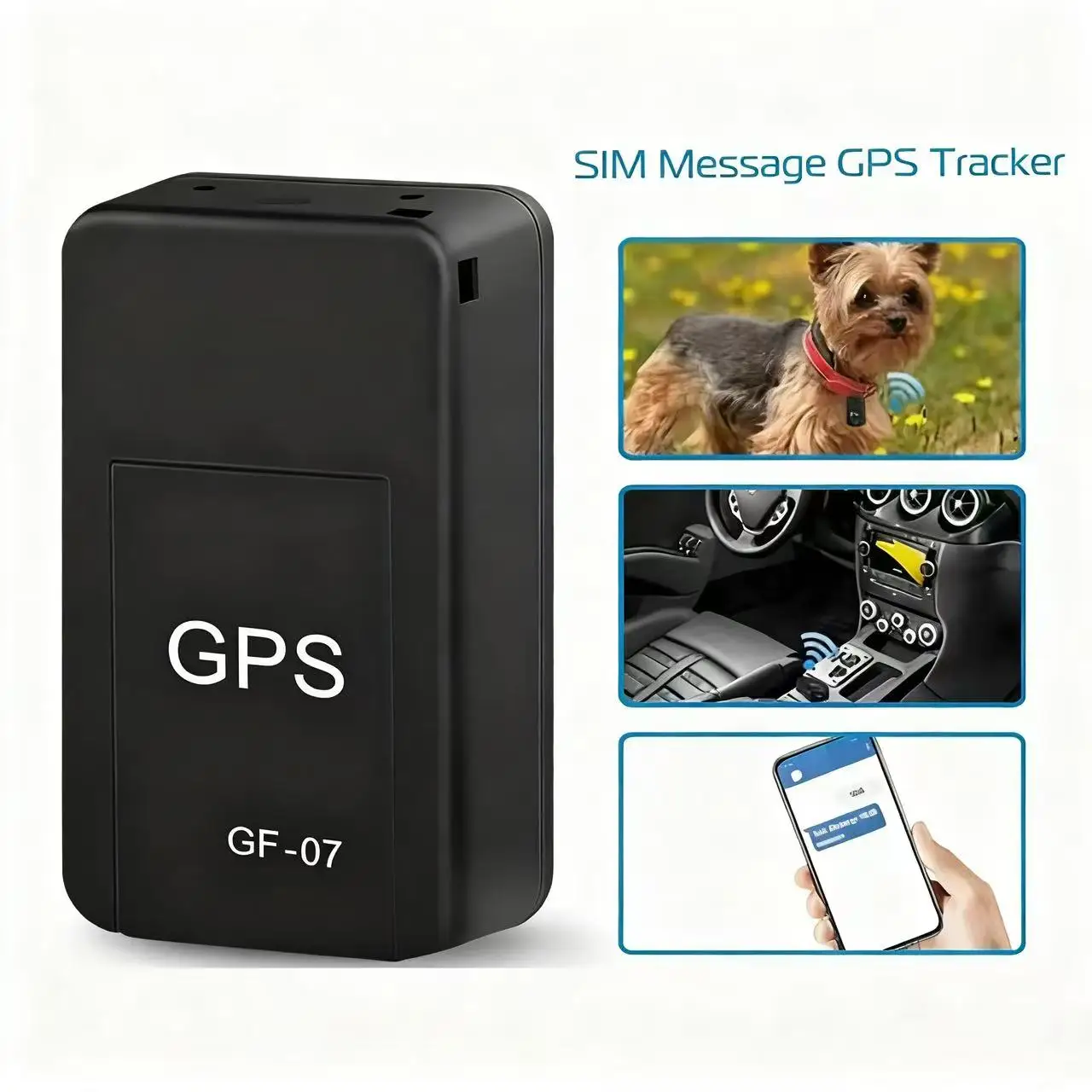 Car GPS Tracker Ultra-Compact Portable for Elders & Kids