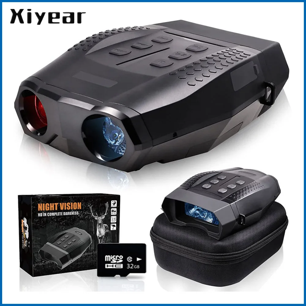 Nv5100 Ir Night Vision Binoculars Camera 1080p Hd 4x Zoom 600m Full