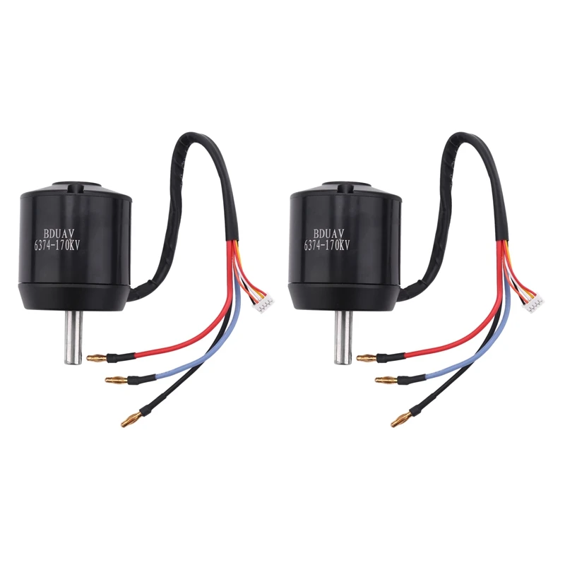 

2X 6374 Brushless Motor Sensory Motor Motor Scooter Surf Car Motor Brushless Motor 170Kv