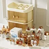 Dust-proof Makeup Organizer Luxury Lipstick Storage Double Door Make Up Multi-storey Transparent Cosmetic Bathroom Organization 6