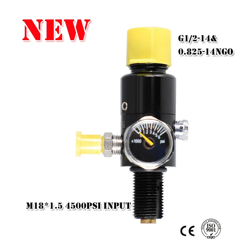 Цилиндр 4500PSI 800/1800 // 2200psi, регулятор воздушного бака, Выходное давление M18 * 1,5