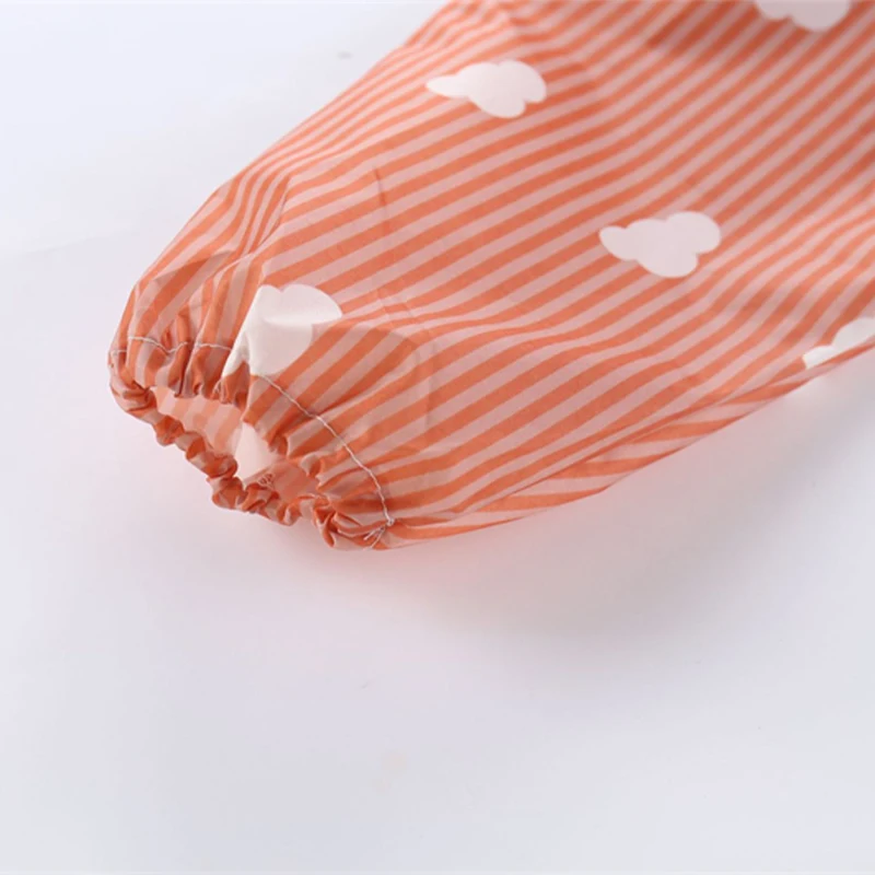 Baby Bibs Burp Cloths Waterproof Long Sleeve Anti-wearing Cartoon Bib Inverted Gown Baby Feeding Bib Bavoir Manches Longues 6