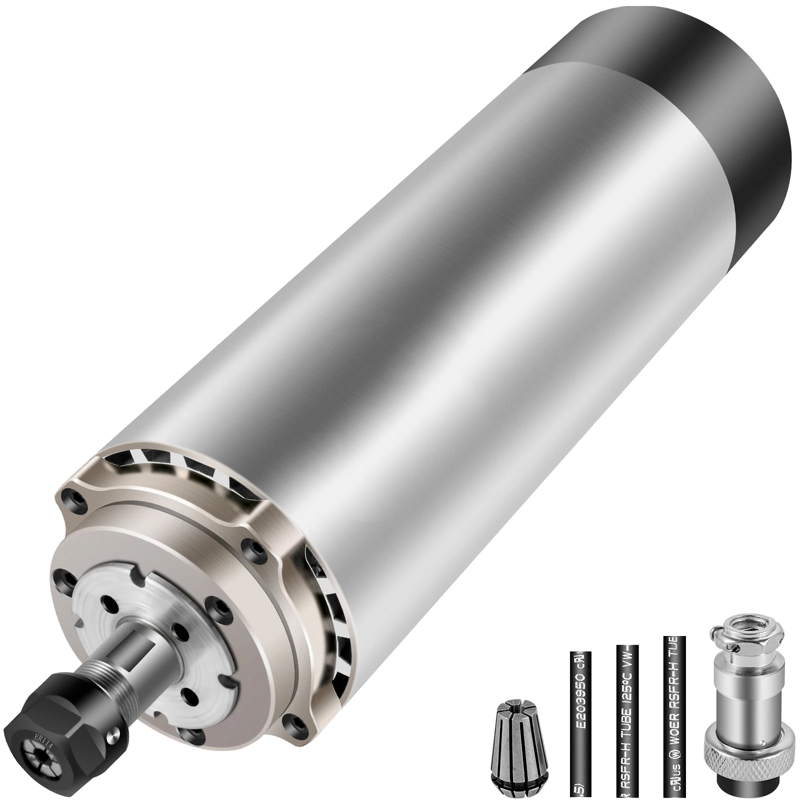 SucceBuy – moteur de broche refroidi par Air, 0,8 kw/1,5 kw/2,2 kw/3 kw/4 kw ER11/ER20/ER25, collecte pour routeur CNC, gravure, fraiseuse, utilisation