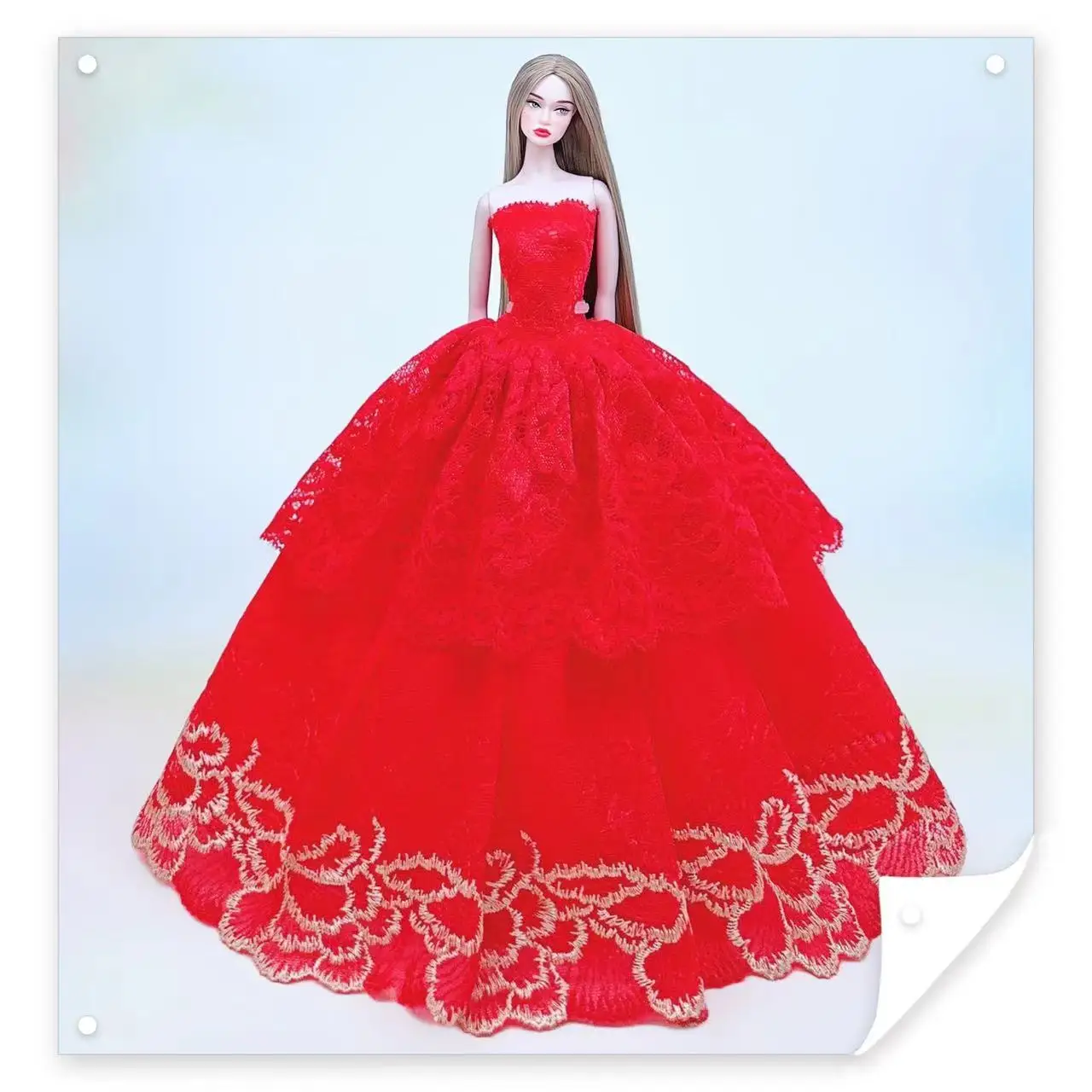 handmade Clothes for barbie dress for barbie Clothes evening dress doll for  barbie accessories wedding dresses