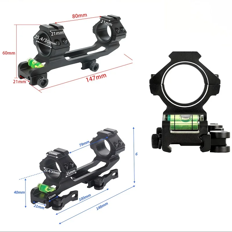 Tactical-Accessories-Hunting-Picatinny-Mount-30MM-25-4MM-Diameter ...