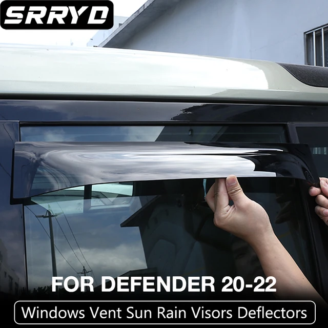 Déflecteurs de visière d'évent de vitres de voiture, protection