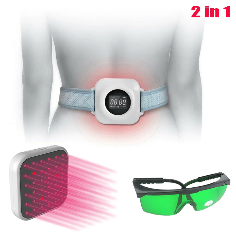 LASTEK 36 Laser Diodes Therapy Device + 808nm Protective Glasses For Wound Healing Back Waist Neck Pain Relief Home Health Tools