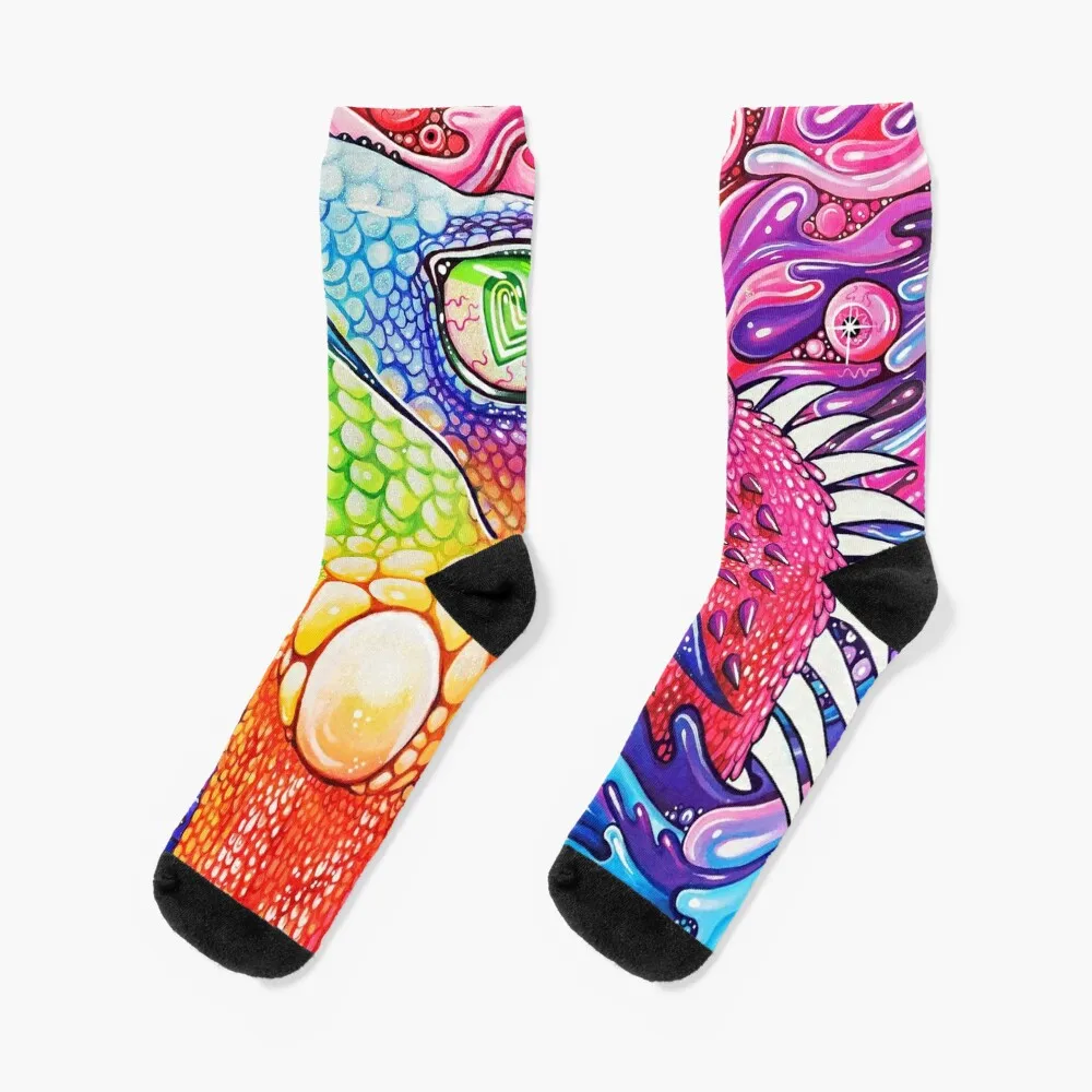 

GlitterIguana Socks socks man soccer sock cartoon socks Woman Socks Men's