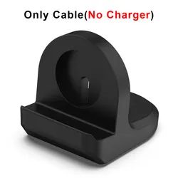 Premium Silicone Charging Dock Stand (Black)