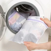 Zipper Purple Fine Mesh Three-Piece Set Of Classified Clothes Washing Machine Special Care Bag 1