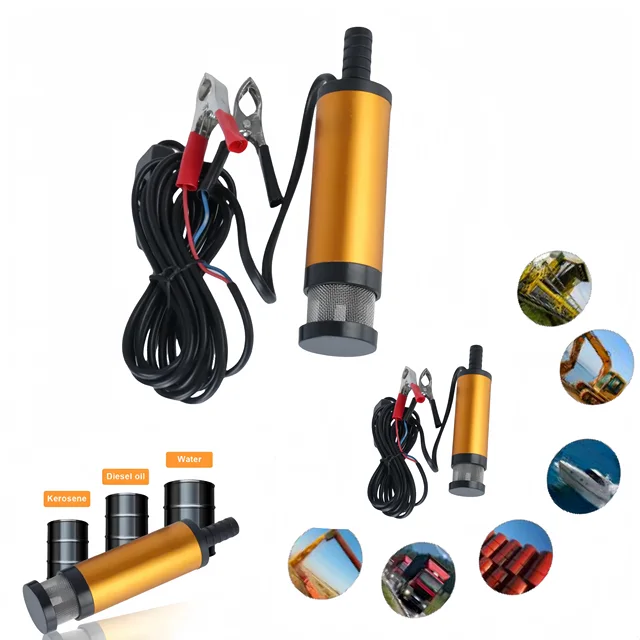 ปั๊มถ่ายโอนไฟฟ้า 12V 12 ลิตรต่อนาที สำหรับน้ำมันดีเซล น้ำ เชื้อเพลิง เปลี่ยนถ่ายน้ำมัน รถบรรทุก เรือ รถยนต์ ปั๊มอเนกประสงค์ 1