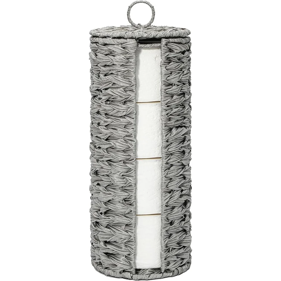 Mega Rolls Toilet Paper Holder Waterproof Wicker Basket