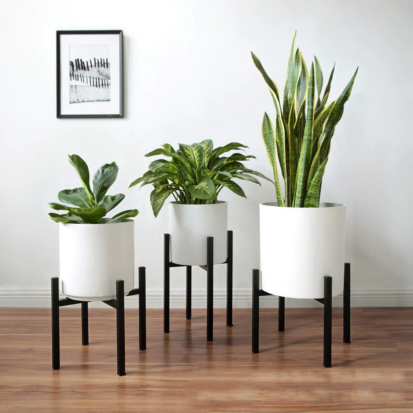 

Adjustable Plant Pot Stand Iron Simple Modern Plant Pot Holder Indoor Outdoor Flowerpot Support Bracket