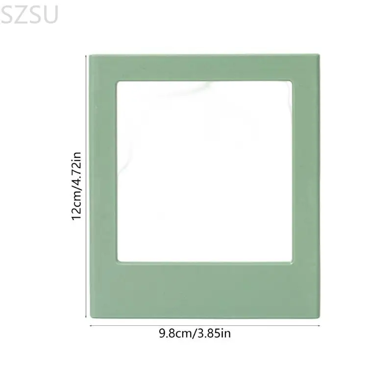 SZSU 10Pcs 5 인치 냉장고 컬러 사진 프레임 필름 종이 액세서리에 대 한 자기 앨범