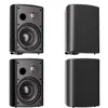 Herdio 800 Watts 6.5 Inches Outdoor Speakers Wired Waterproof Passive Wall Mount Speakers With Powerful Bass For Home Patio 1