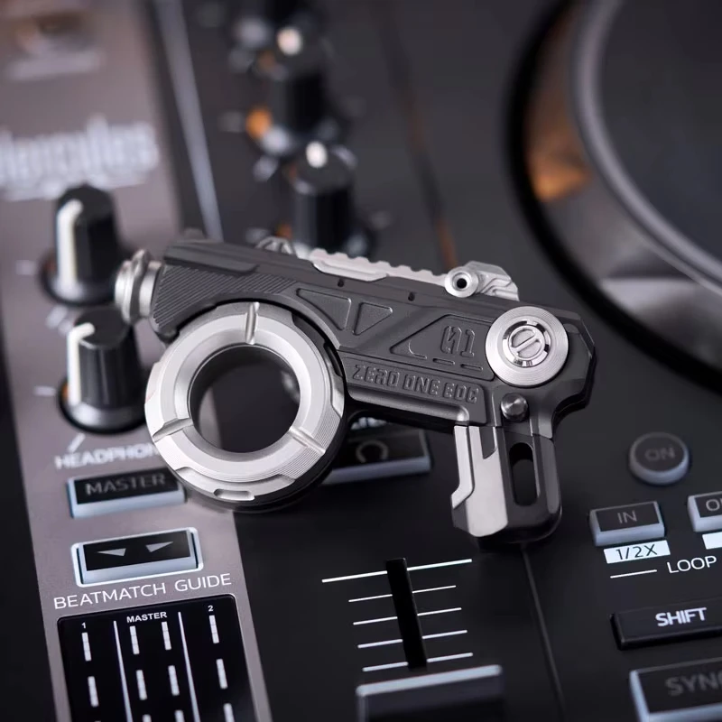 01EDC タイムナイト機械式フィジェットストレスリリーフ指輪多機能