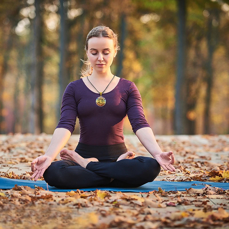 ★限定ご提供★ペンダントトップにも♡【7種チャクラ対応ペンデュラム】❤️ 7チャクラの形をしたペンダント付きネックレス,レイキの瞑想用の