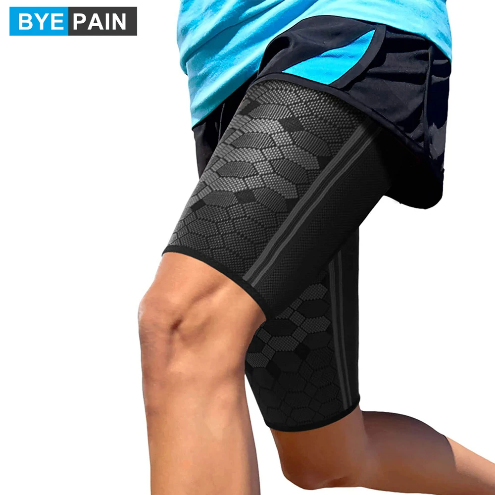 2pcs/pair Thigh Hamstring Compression Sleeve For Quad Pain Relief