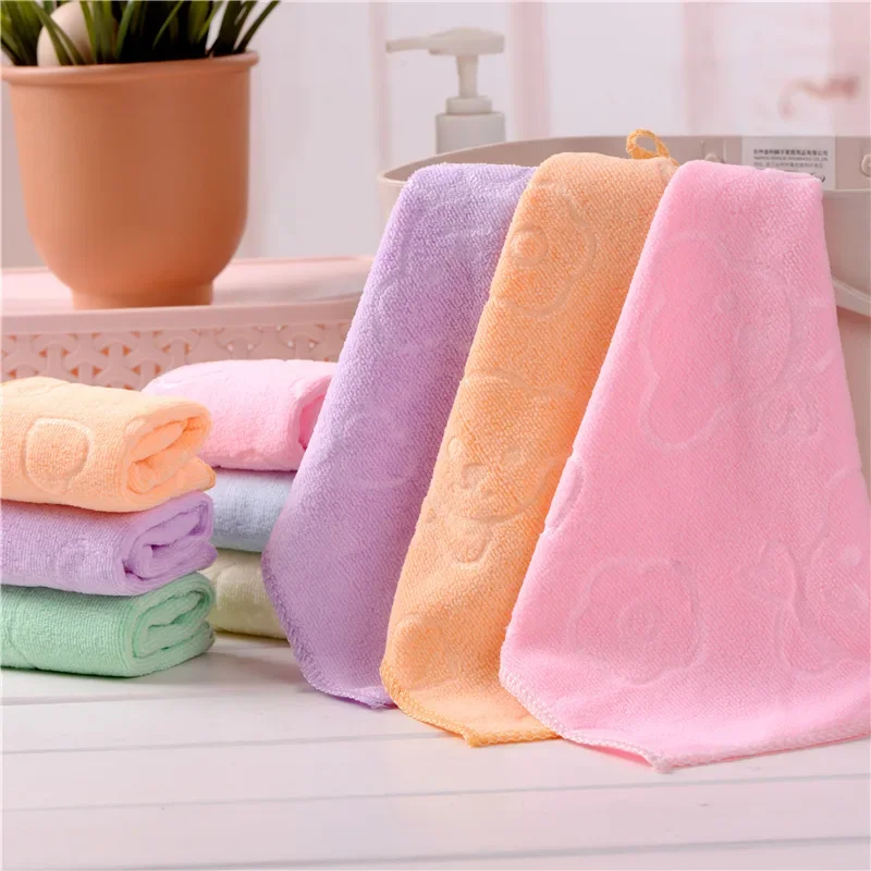 1PC Super Soft Microfiber Nursing Towel Newborn Baby Towels Saliva Boys Girls Washcloth Wash Cloths Handkerchief Home Textile 1