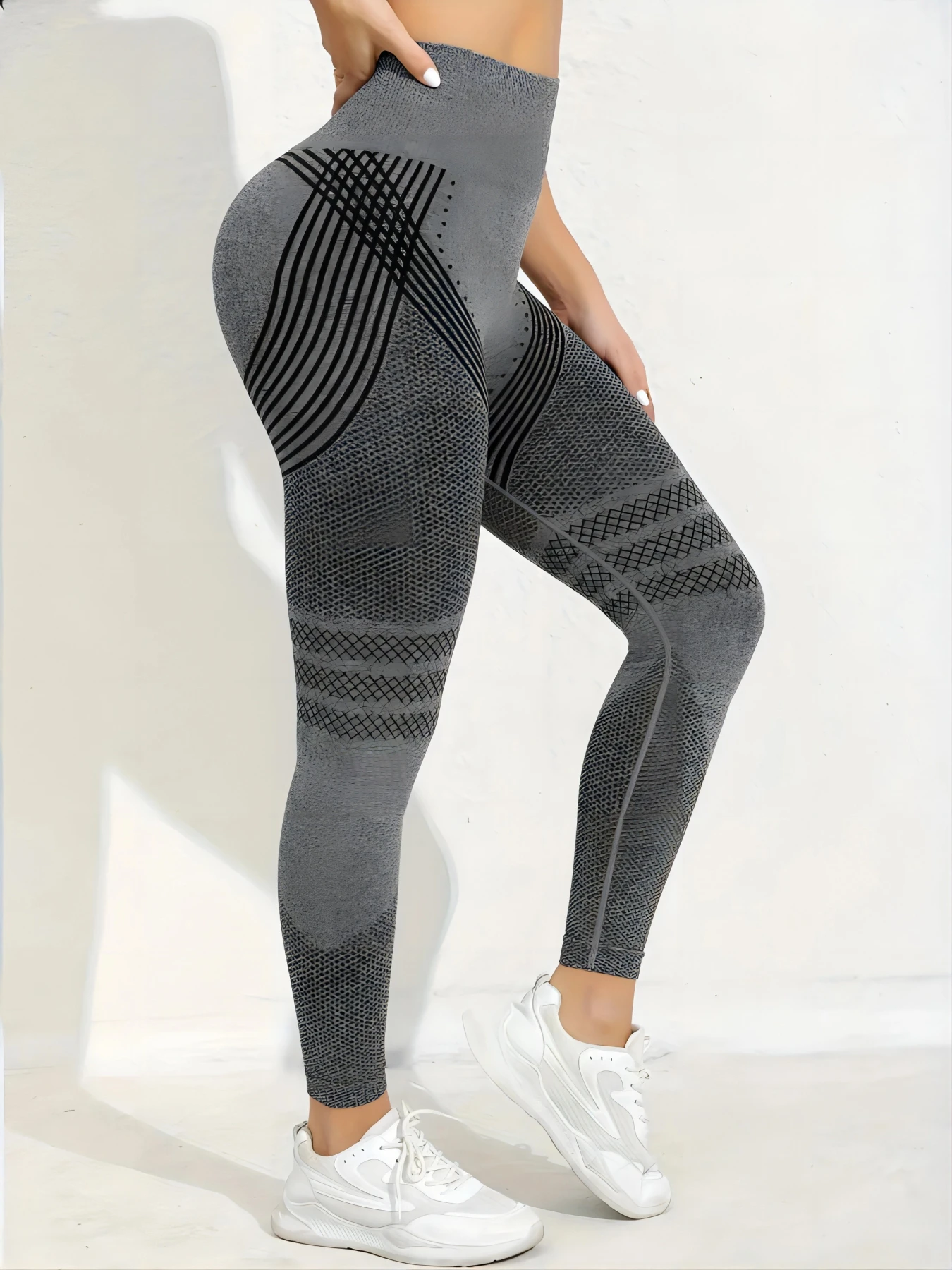 S03878098ea3f4c0193e246b02d4fc5bbA Seamless High Waisted Workout Leggings for Women Scrunch Butt Lifting Yoga Gym Athletic Pants