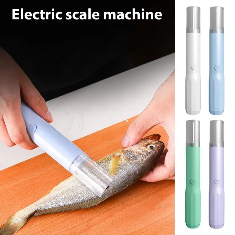 

Electric Fish Scaler Powerful Cordless Fish Scaler Scale Scraper Remover Cleaner Fast Cleaning 1500mAh Fish Scraper seafood tool