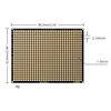 60x80mm Soft Thin PCB Flexible Double Side FR4 Laminate Breadboard Circuit Board Prototypes Matrixs Print Paper Portable 5