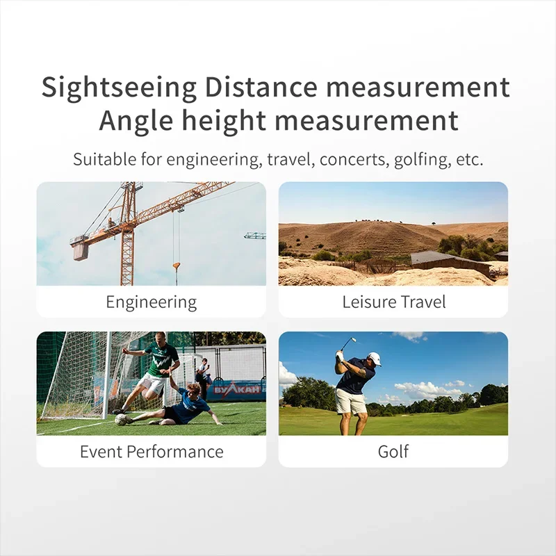 Laser Rangefinder Duka ATuMan TR1 Laser Rangefinder Telescope 800M 1000M 6X Monocular Distance Meter for Golf Sport Hunting Survey Travel
