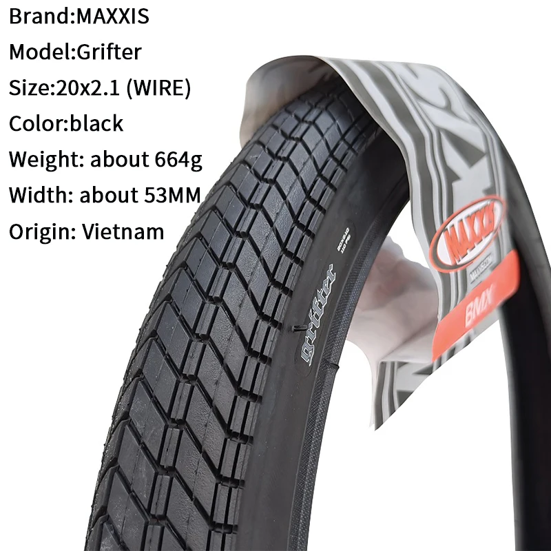 Фото MAXXIS DETONATOR GRIFTER фонарь WIRE велосипедная шина BMX 451 406 20 дюймов велосипедная шина №4