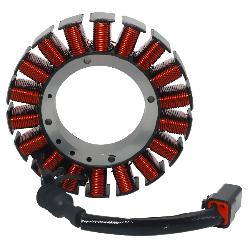 OEM:30017-07 할리 데이비슨 FLSTF 1584 Fat Boy FXST 1584 Softail 오토바이 액세서리 용 마그네토 발전기 고정자 코일
