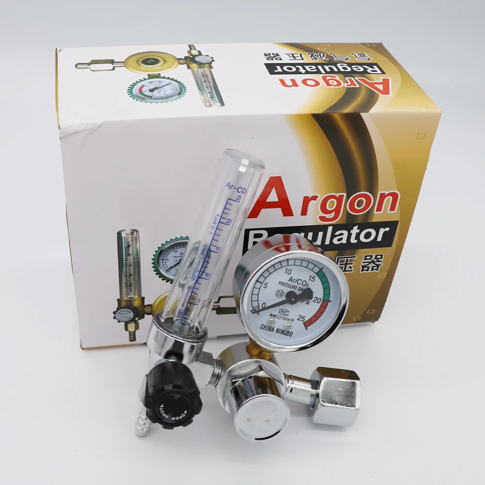 Description Picture 2 of item2022 NEW 0-25Mpa Argon Regulator CO2 Mig Tig Flow-Meter Gas-Regulators Flowmeter Welding Weld Gauge Argon Pressure Reducer