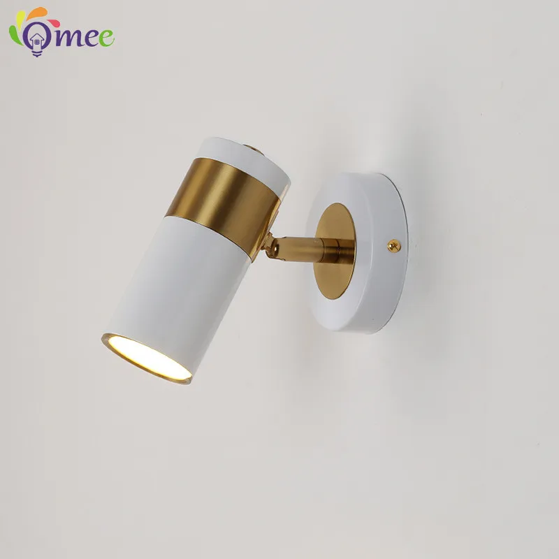 Omee Nordic Wall Lamp Spotlight 5W Led Living Room Bedroom Bedside sconce Interior Flexible Lamps Family Corridor Loft Lighting