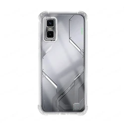 Shockproof Airbag Full Protection TPU Soft Case - Enhanced Protective Cover Coque for Infinix GT 10 Pro (Transparent)