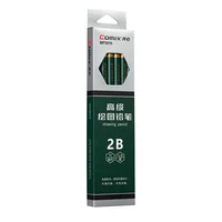 12 Pcs/set Blacklead Pencils 2B Wooden Lead Pencils Drawing Pencil for Students School Home Office Stationery Supplies 1