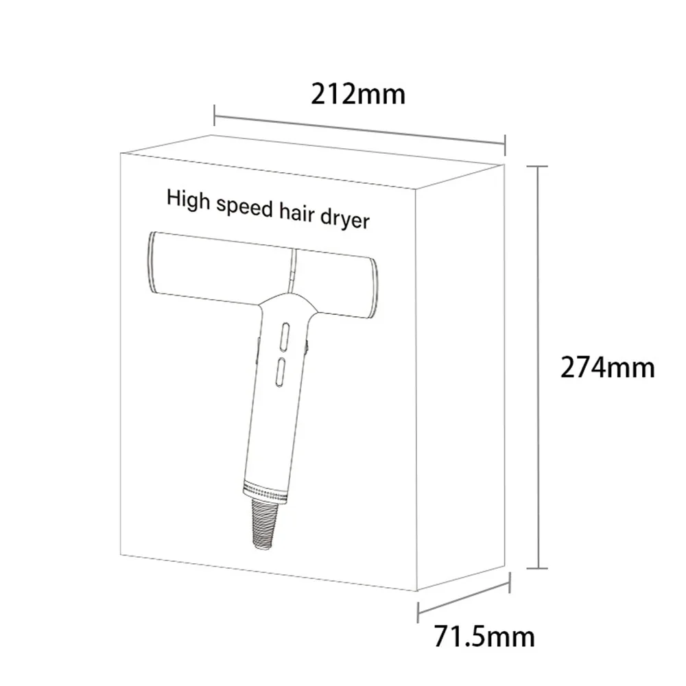 Mini Professional Negative Ion 110000rpm Hair Dryer Brushless Motor Air Blower Fast Drying Constant Temperature Salon Hair Tools 6