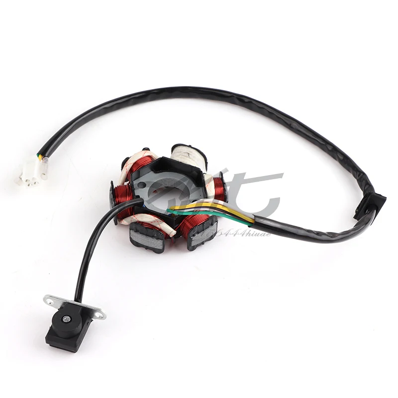 6-Coils Avviamento Elettrico Magneto Statore Generatore 6 Poli Per Gy6 125Cc 150Cc Scooter Atv Go Kart Ciclomotori