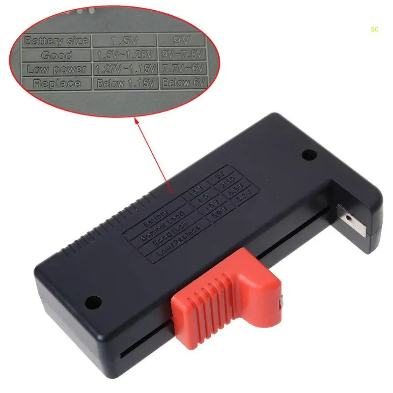 Universal Battery Tester AA AAA 9V Button Cell Checker Tester Checker Dropshipping