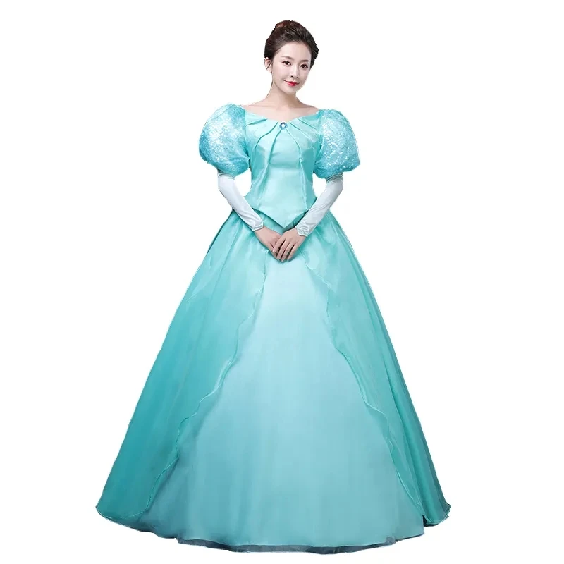 

Ariel Princess Dress Top Quality Fashion Cosplay Costume New Year Christmas Gift Halloween Party Costumes