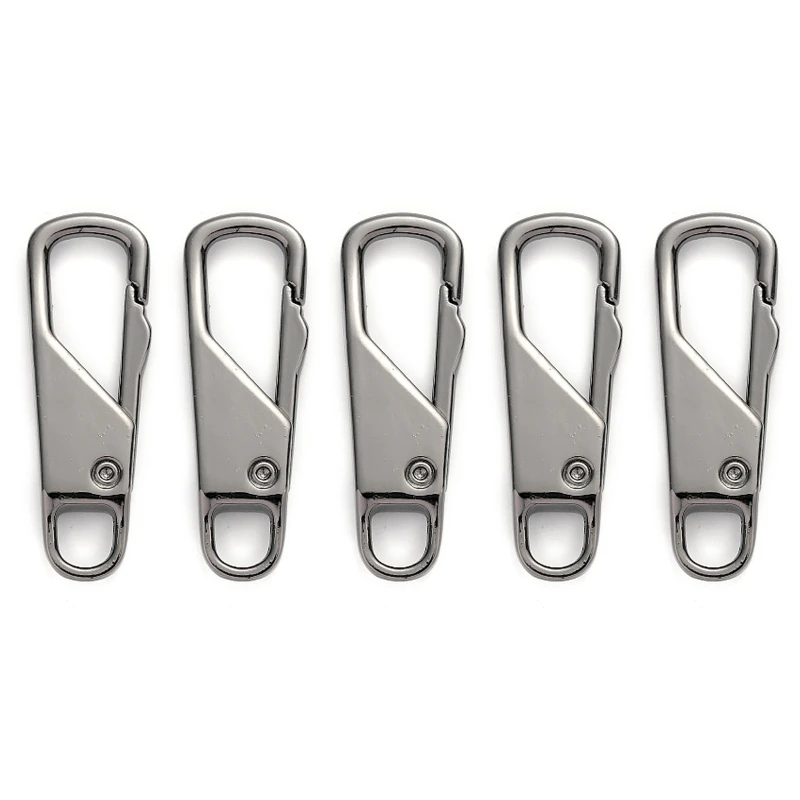 수하물 의류 용 지퍼 풀 교체 분리형 지퍼 풀 탭 5 PCS 