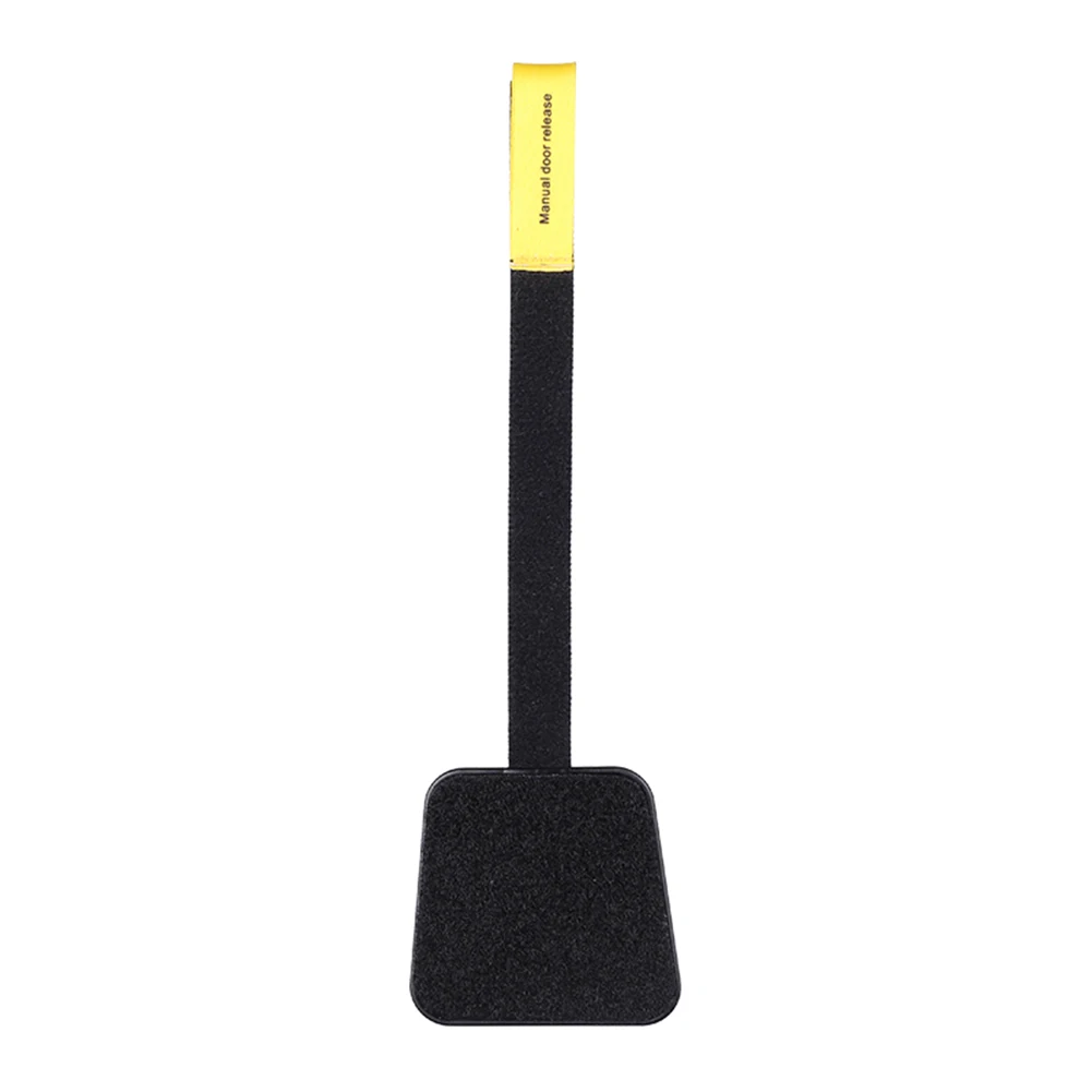 Hintere Türöffnung Hilfsgriff Tesla Model Y Türgriff-Gurt - Praktischer Hecktür-Öffner, Schwarz-gelb, 22 Cm, Zerstörungsfrei Nylon Polyester Griffgurt