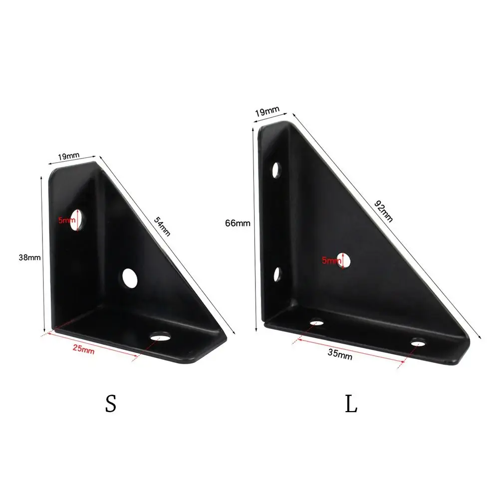 5Pcs/set Durable Metal Corner Brackets Furniture Hardware Thickened Fasten Connector Protector Fixed Support