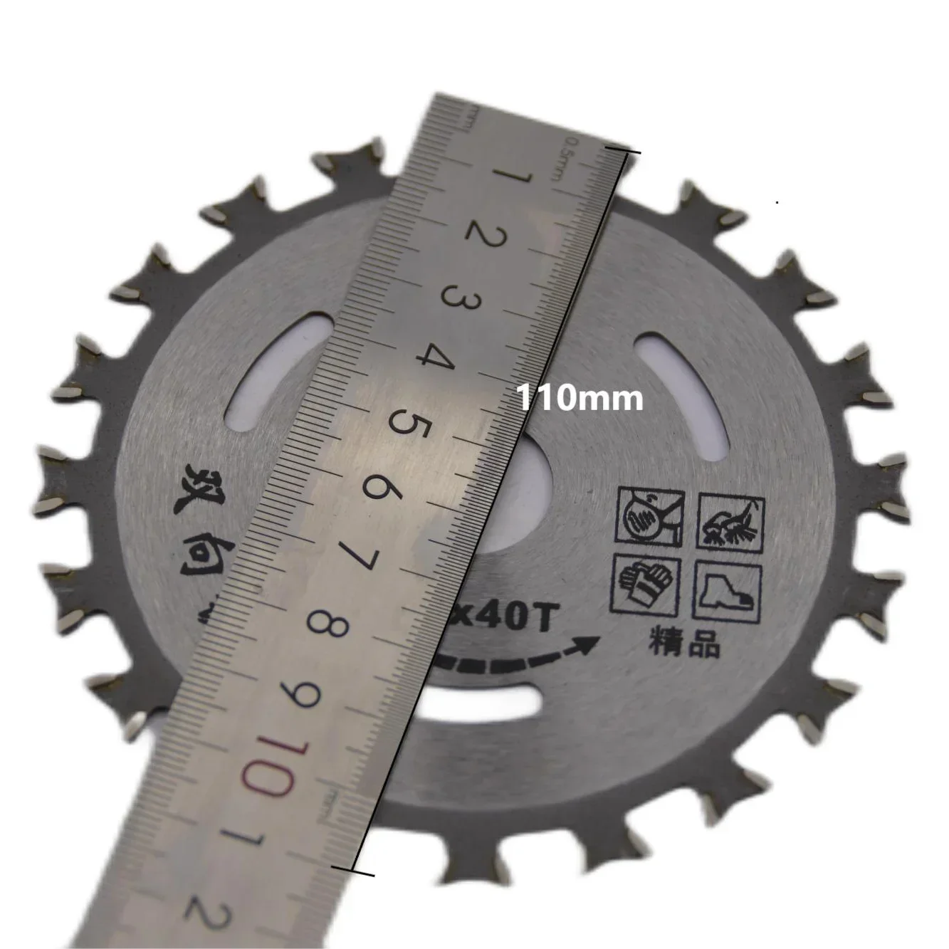 Cutting Disc 110mm 40T Double Side Tipped Cutting Disc 4" Multitool Roughing Disc TCT Circular Saw Blade
