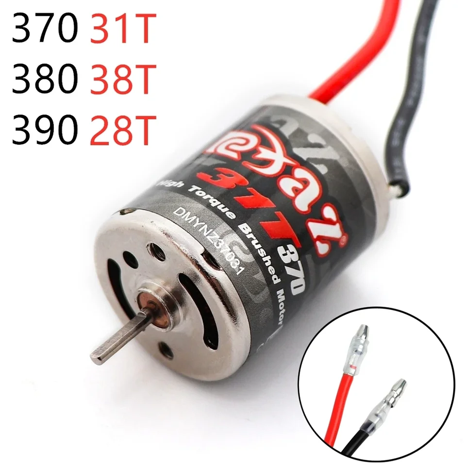 370/380/390 Brushed Motor DC Motor for 1/10 1/12 1/14 1/16 1/18