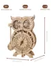 3D Wooden Puzzle Owl Clock Model Kits To Build Wooden Construction Handmade Craft Unique Christmas Gift 2